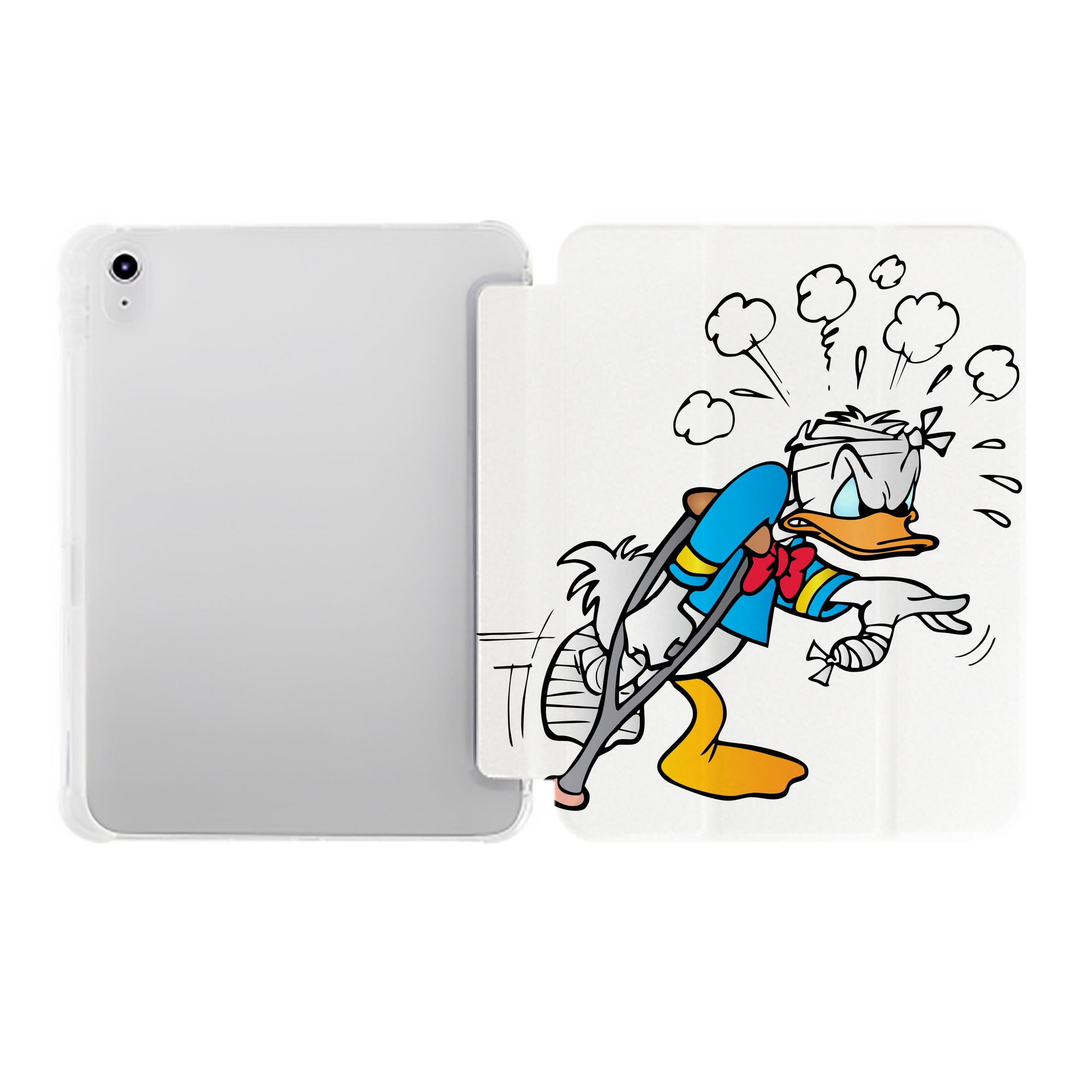 （画像用） ミッキーマウス Mickey Mouse IPad ケース ペン収納付き 三つ折りスタンド PUレザー×シリコン 対応機種9.5/10.5/10.9インチ
